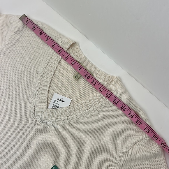 Cabela’s Steamboat II Pullover V-Neckline Sweater XL Reg Ribbed Details - Picture 8 of 12